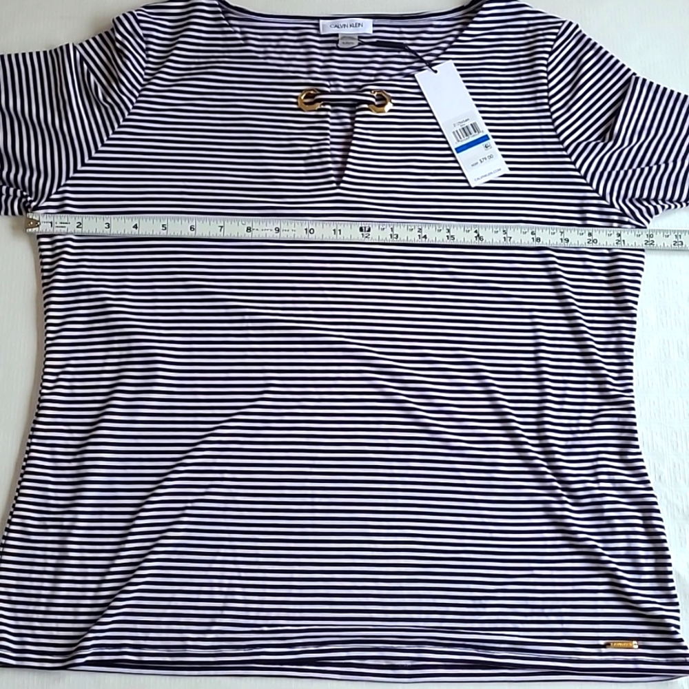 Calvin Klein Long Sleeve  Top - Picture 7 of 12